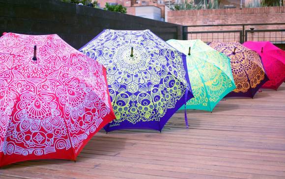 Las sombrillas de Mandalara tienen diseños propios. FOTO Cortesía Las sombrillas de Mandalara tienen diseños propios. FOTO Cortesía