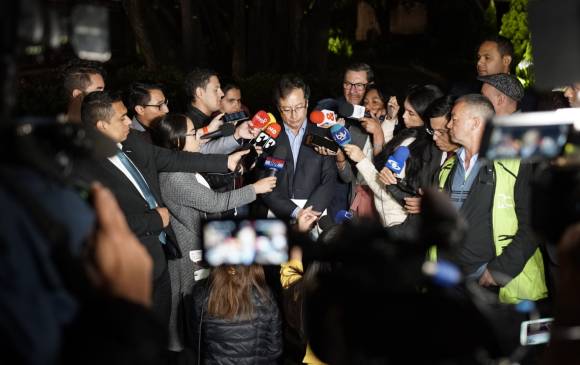 El excandidato y hoy senador Gustavo Petro. FOTO COLPRENSA El excandidato y hoy senador Gustavo Petro. FOTO COLPRENSA