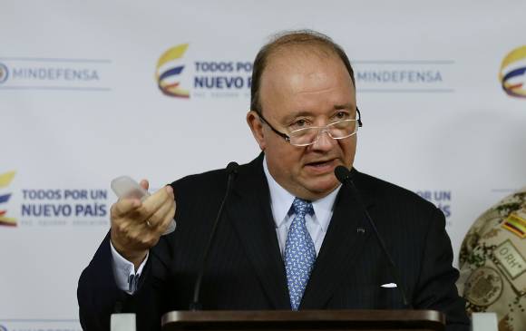 Ministro de Defensa Luis Carlos Villegas