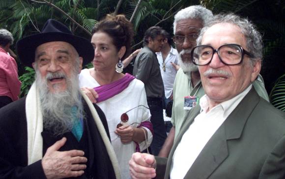 Fernando Birri y Gabriel García Márquez. Foto: Rafael Pérez / Reuters