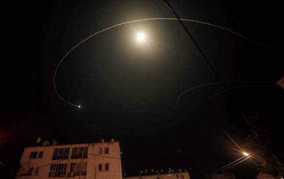 Misil interceptor disparado por Israel. FOTO: EFE Misil interceptor disparado por Israel. FOTO: EFE
