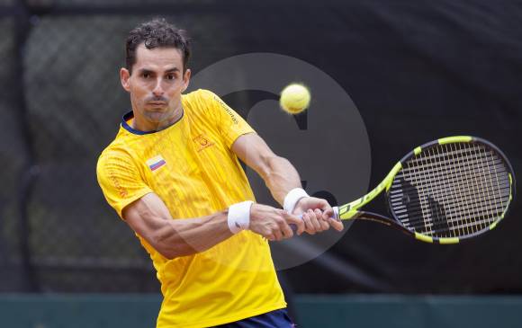 Santiago Giraldo espera repetir una actuación que lo consagre como la del duelo contra Christian Garín en el último duelo de la serie de Zona Americana frente a Chile