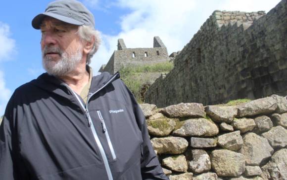 El actor recorrió toda la ciudadela inca. FOTO AFP El actor recorrió toda la ciudadela inca. FOTO AFP