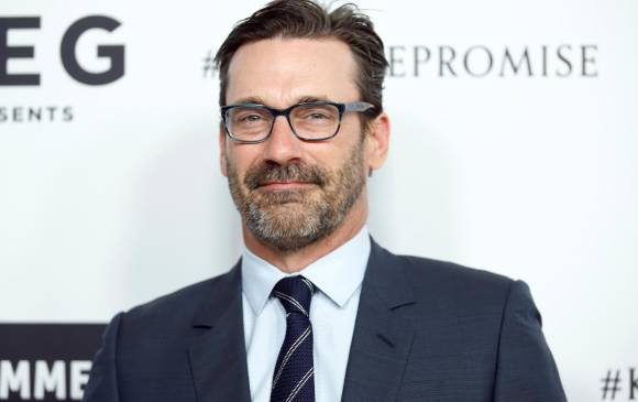 El actor Jon Hamm fue otro de los invitados al cumpleaños de Elton John. FOTO: Reuters/ Danny Moloshok 