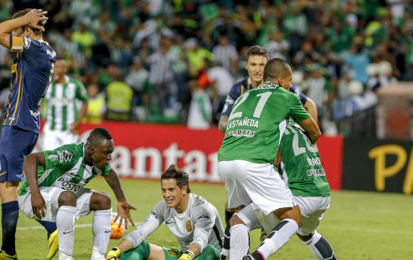 El agónico gol de Orlando Berrío en la reposición le entregó el cupo a Nacional y eliminó a Rosario en 2016. FOTO ARCHIVO (JUAN ANTONIO SÁNCHEZ El agónico gol de Orlando Berrío en la reposición le entregó el cupo a Nacional y eliminó a Rosario en 2016. FOTO ARCHIVO (JUAN ANTONIO SÁNCHEZ
