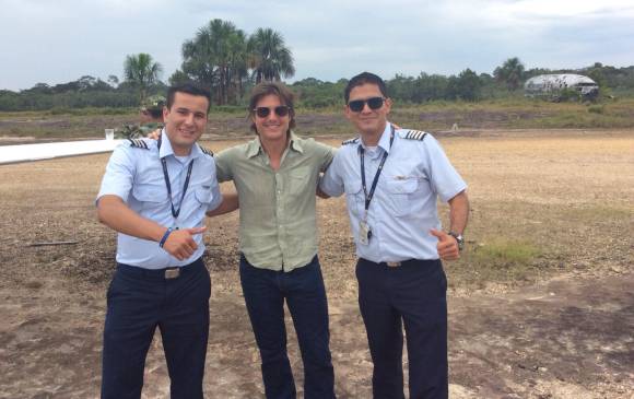 Tom Cruise llegó a Colombia en agosto de este año para grabar escenas de la película Mena en diferentes lugares del país. FOTO Cortesía