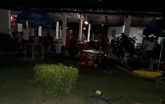 Lugar en el que se cometió el feminicidio. FOTO CORTESÍA CONEXIÓN SUR Lugar en el que se cometió el feminicidio. FOTO CORTESÍA CONEXIÓN SUR