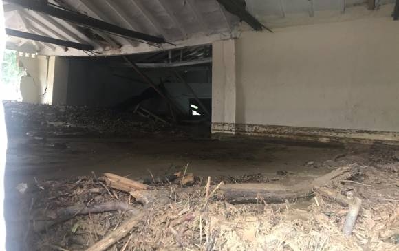 Así quedó el interior de la casa donde funcionaba el Cuerpo de Bomberos de Ebéjico. Foto: cortesía Alcaldía de Ebéjico. Así quedó el interior de la casa donde funcionaba el Cuerpo de Bomberos de Ebéjico. Foto: cortesía Alcaldía de Ebéjico.
