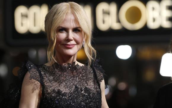 Es el cuarto Globo de Oro para Nicole Kidman, el primero en categorías de televisión. FOTO Reuters