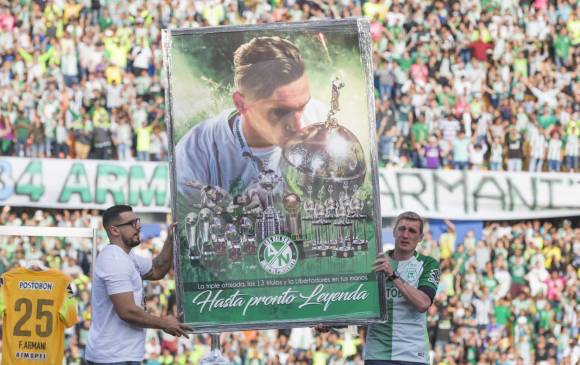 El recuerdo de Los del Sur (celebran 20 años) para el arquero argentino Franco Armani.