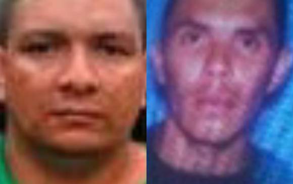 Alias Julián Chirimoyo, del Clan del Golfo, y alias Caín, de Los Caparrapos. FOTOS CORTESÍA Alias Julián Chirimoyo, del Clan del Golfo, y alias Caín, de Los Caparrapos. FOTOS CORTESÍA