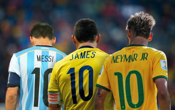 Messi, James y Neymar, las más notorias bajas suramericanas. FOTOs colprensa y sstock