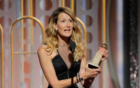 Laura Dern fue la Mejor Actriz de Reparto por Big Little Lies. FOTO Reuters