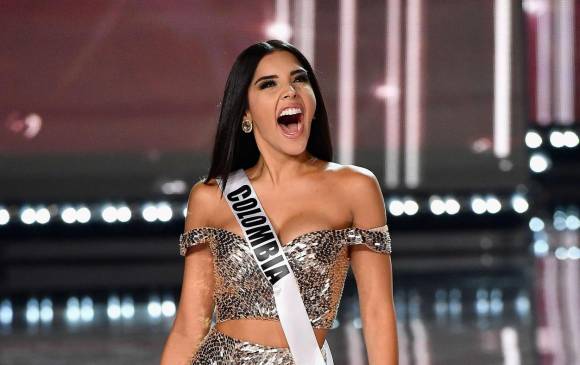 La alegría de Laura González fue notoria en la pasarela. FOTO AFP La alegría de Laura González fue notoria en la pasarela. FOTO AFP