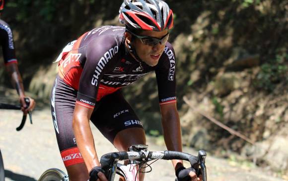El antioqueño Jonathan Ospina durante una de las competencias con su equipo el GW Shimano. FOTO CORTESÍA GW SHIMANO El antioqueño Jonathan Ospina durante una de las competencias con su equipo el GW Shimano. FOTO CORTESÍA GW SHIMANO
