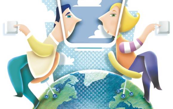Maneras creativas de relacionarse en línea y acortar las distancias con personas que están en otros países.