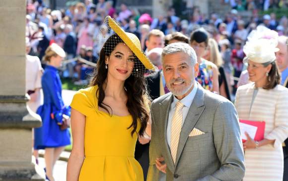 Amal y George Clooney. FOTO Reuters Amal y George Clooney. FOTO Reuters