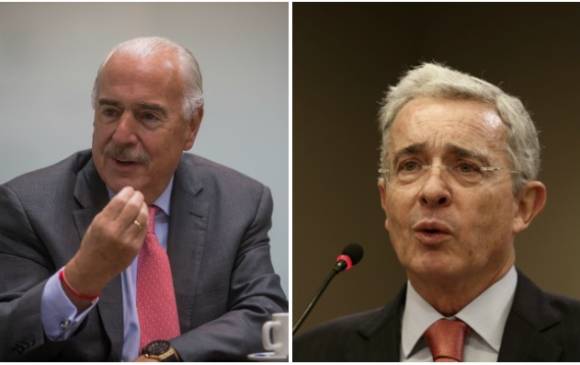 Los expresidentes Andrés Pastrana y Álvaro Uribe. FOTO: Colprensa Los expresidentes Andrés Pastrana y Álvaro Uribe. FOTO: Colprensa