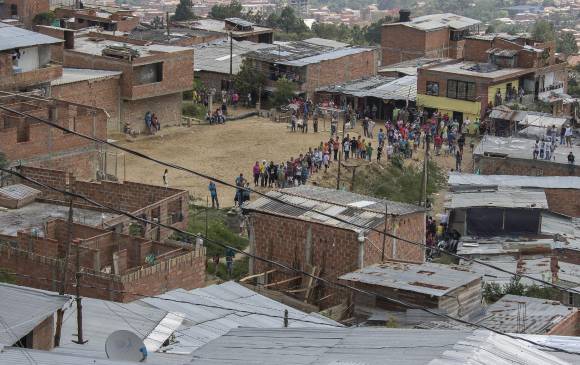 El hecho ocurrió en el barrio de invasión en límites entre Bello y Medellín. FOTO ARCHIVO (Robinson Sáenz Vargas)