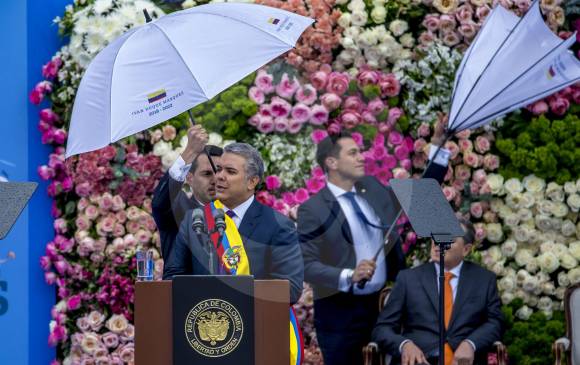 La lluvia capitalina protagonizó la posesión
