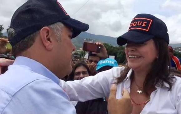 Duque y Machado se reunieron en la frontera Colombo-Venezolana