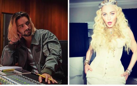 Maluma y Madonna se conocieron este año en los premios MTV. FOTO: @Maluma y @Madonna
