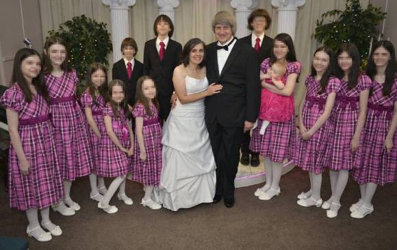 La familia Turpin completa. FOTO: Facebook La familia Turpin completa. FOTO: Facebook