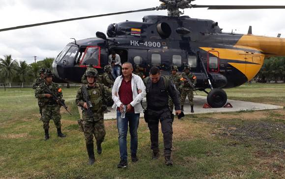 Capturaron a alias Azulejo supuesto jefe del Clan del Golfo