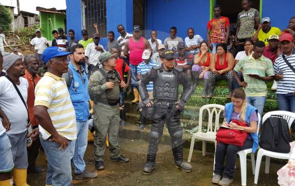 En la zona quieren concertar la sustitución de cultivos de uso ilícito. FOTO: Cortesía Winston Viracachá En la zona quieren concertar la sustitución de cultivos de uso ilícito. FOTO: Cortesía Winston Viracachá