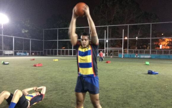 El biotipo del rugbista colombiano ha mejorado y eso se nota en las prácticas de los últimos días.