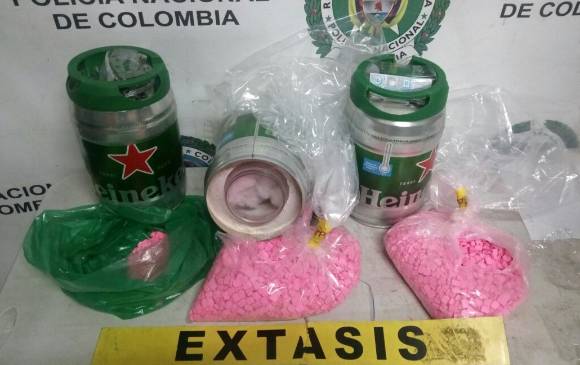 Incautan 10.000 pastillas de éxtasis en latas de cerveza