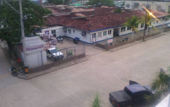 Un presunto atacante muerto, otro capturado y un policía herido dejó un hostigamiento de un grupo armado al comando de Policía del municipio de El Bagre, en el Bajo Cauca antioqueño. FOTO CORTESÍA