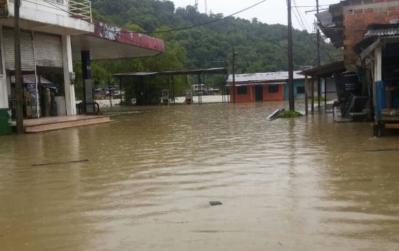 El municipio de Istmina en la mañana de este martes 18 de octubre. FOTO Cortesía El municipio de Istmina en la mañana de este martes 18 de octubre. FOTO Cortesía