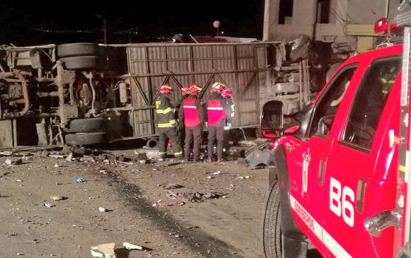En libertad mujer que reunió a pasajeros del ‘narcobus’ accidentado en Ecuador