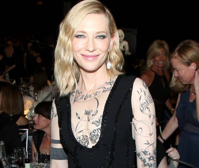 Cate Blanchett también estuvo presente en la gala. Foto cortesía de E! Entertainment Latin America tomada por Randall Michelson
