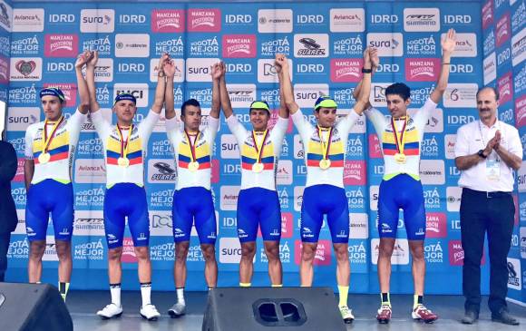 El equipo paisa se impuso en la primera jornada del Nacional de Ciclismo. FOTO TOMADA DE TWITTER @team_medellin El equipo paisa se impuso en la primera jornada del Nacional de Ciclismo. FOTO TOMADA DE TWITTER @team_medellin