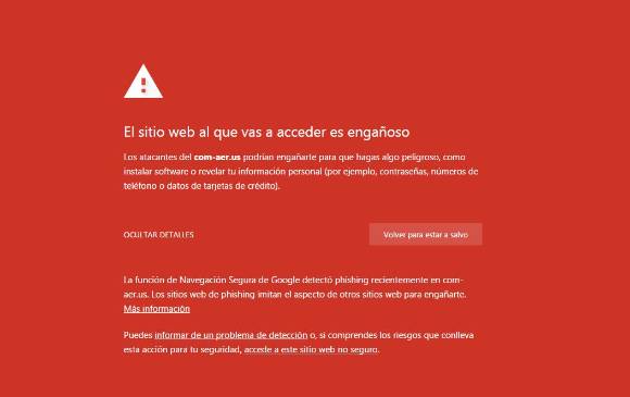 Algunos de los varios enlaces de la estafa ya fueron detectados como virus. Algunos de los varios enlaces de la estafa ya fueron detectados como virus.