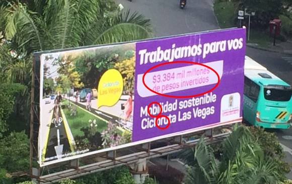 Las vallas con errores ortográficos que generaron indignación en Medellín