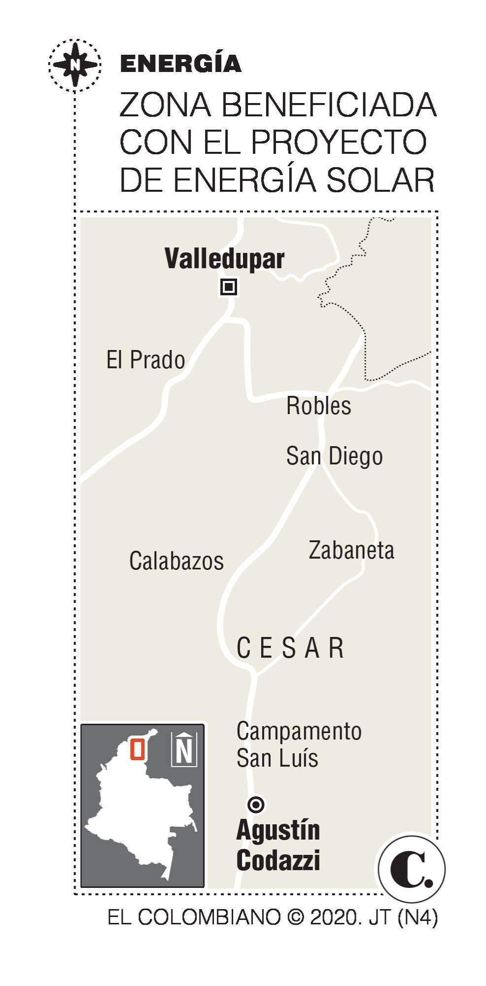 Y la luz llegará al final de un largo túnel para la ruralidad de Codazzi Y la luz llegará al final de un largo túnel para la ruralidad de Codazzi