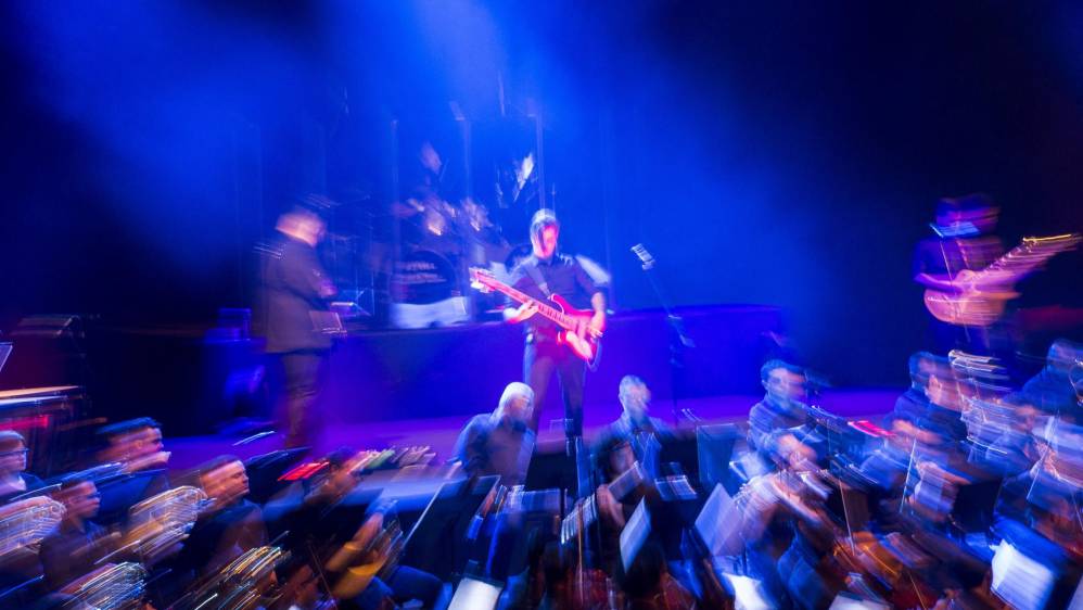 El origen de estos conciertos tributo es apoyar a niños ciegos o con baja visión dentro del programa Música para ver. FOTO: CARLOS VELÁSQUEZ