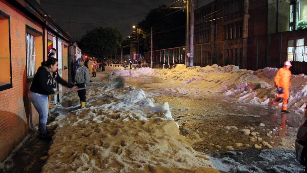 Las autoridades realizaron un barrido para conocer con exactitud los daños causados por la fuerte lluvia. FOTO COLPRENSA