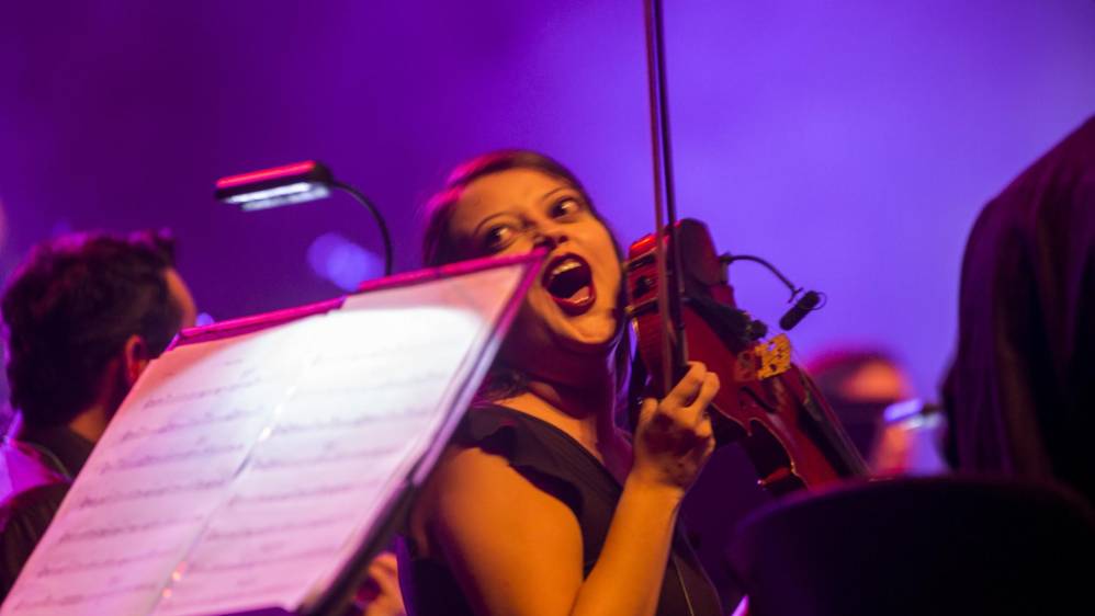 El silencio nunca se asomó en esta función. FOTO: CARLOS VELÁSQUEZ