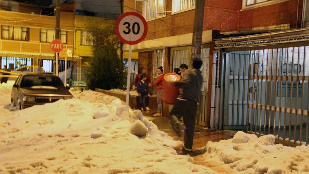 Las precipitaciones provocaron emergencias por inundaciones, principalmente en los barrios El Restrepo, La Fragua, Santa Isabel y El Dorado. FOTO COLPRENSA