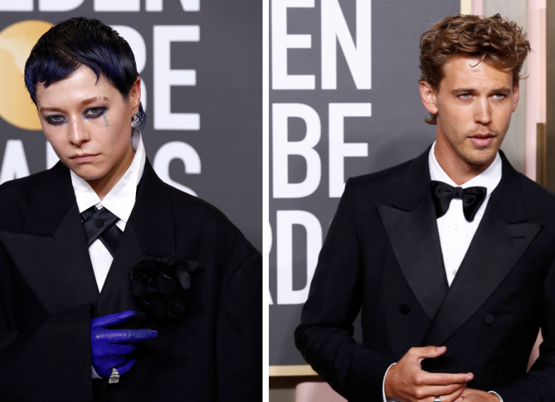 Emma D’Arcy de House of the Dragon y Austin Butler de Elvis, dos de los nominados. FOTOS EFE 