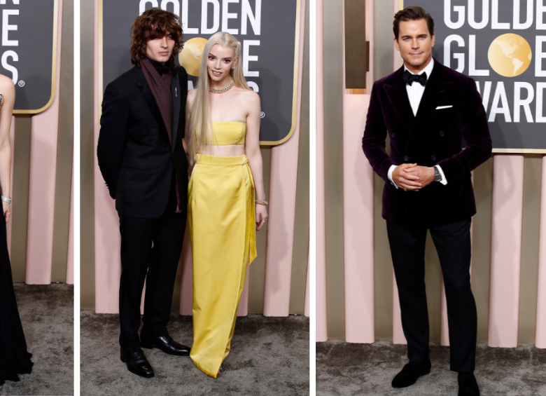 Ana de Armas, Anya Taylor-Joy con Malcolm McRae y Matt Bommer. FOTOS EFE