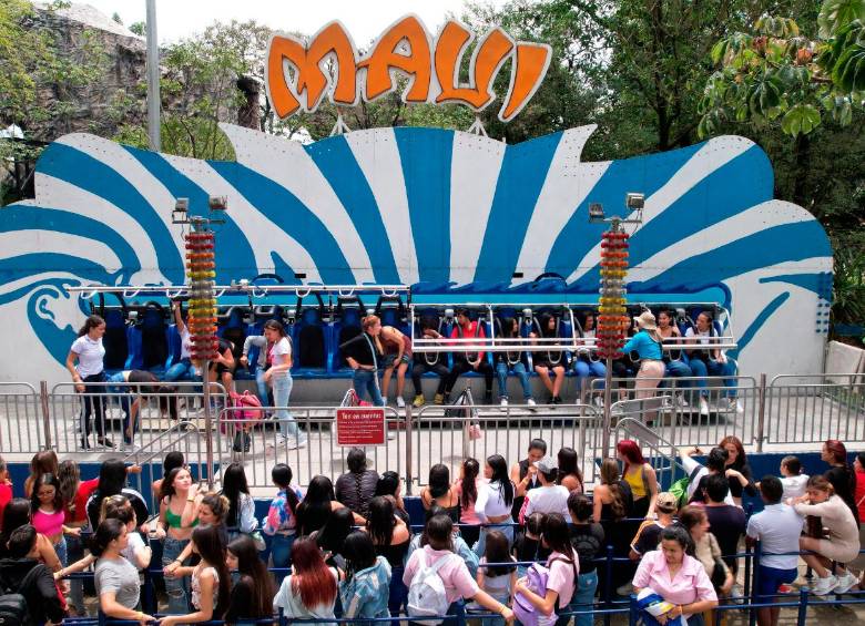 El Parque Norte tiene cerca de 20 atracciones mecánicas que estarán cobijadas por el descuento. FOTO: Cortesía.