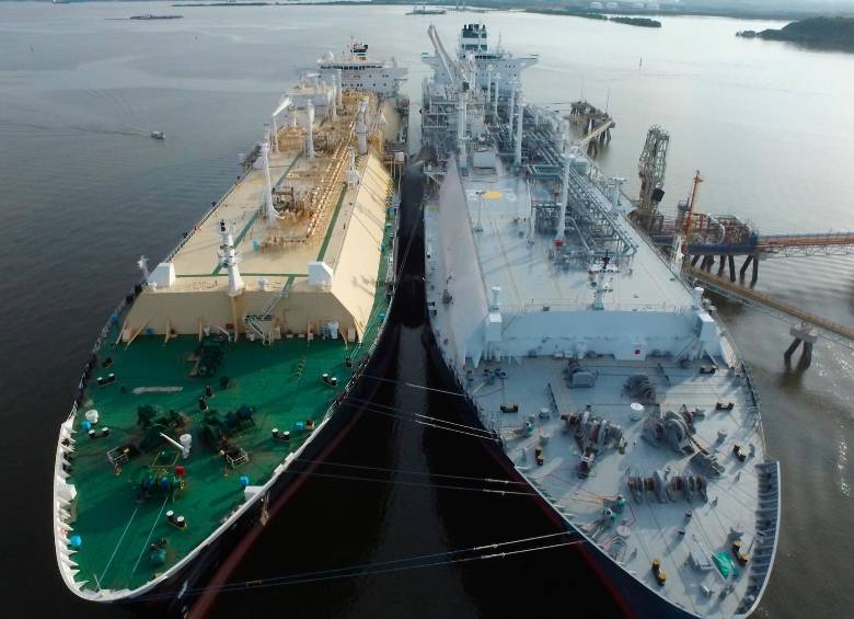 La regasificadora del Pacífico tendría las mismas características de la regasficadora de Barú (foto) que opera la Sociedad Portuaria el Callao (Spec). FOTO Cortesía 