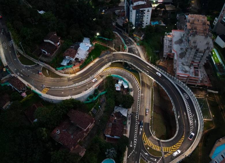 Por la zona se movilizan cerca de 41.000 vehículos por día. FOTO: CORTESÍA ALCALDÍA DE ENVIGADO