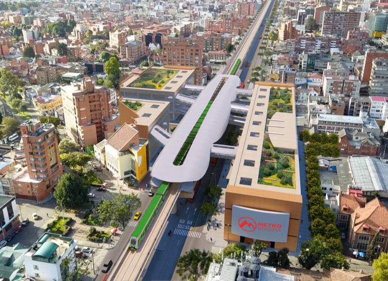 Las obras de la primera línea van en un 17% de avance. FOTO: METRO DE BOGOTÁ