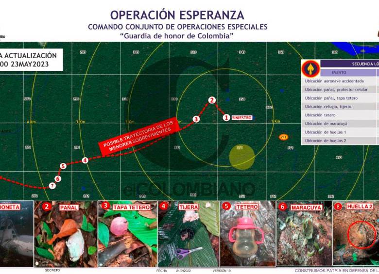 Rescatistas hallaron nuevos rastros de los niños perdidos en la selva del Guaviare, ¿qué encontraron? Rescatistas hallaron nuevos rastros de los niños perdidos en la selva del Guaviare, ¿qué encontraron?